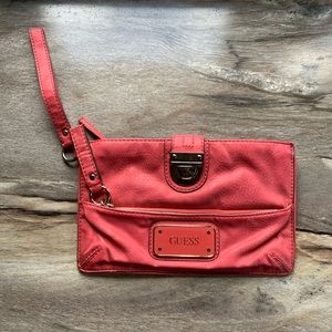 Guess Clutch Pink Purse